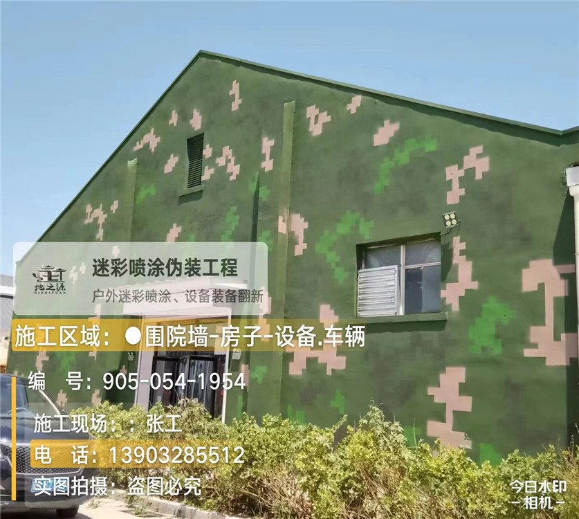 西双版纳外墙数码迷彩漆施工报价清单（100㎡标准墙面测算）